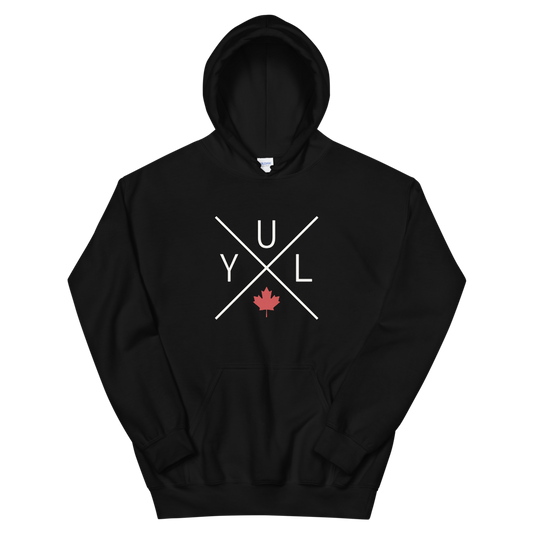 Maple Leaf Unisex Hoodie • YUL Montreal • YHM Designs - Image 02