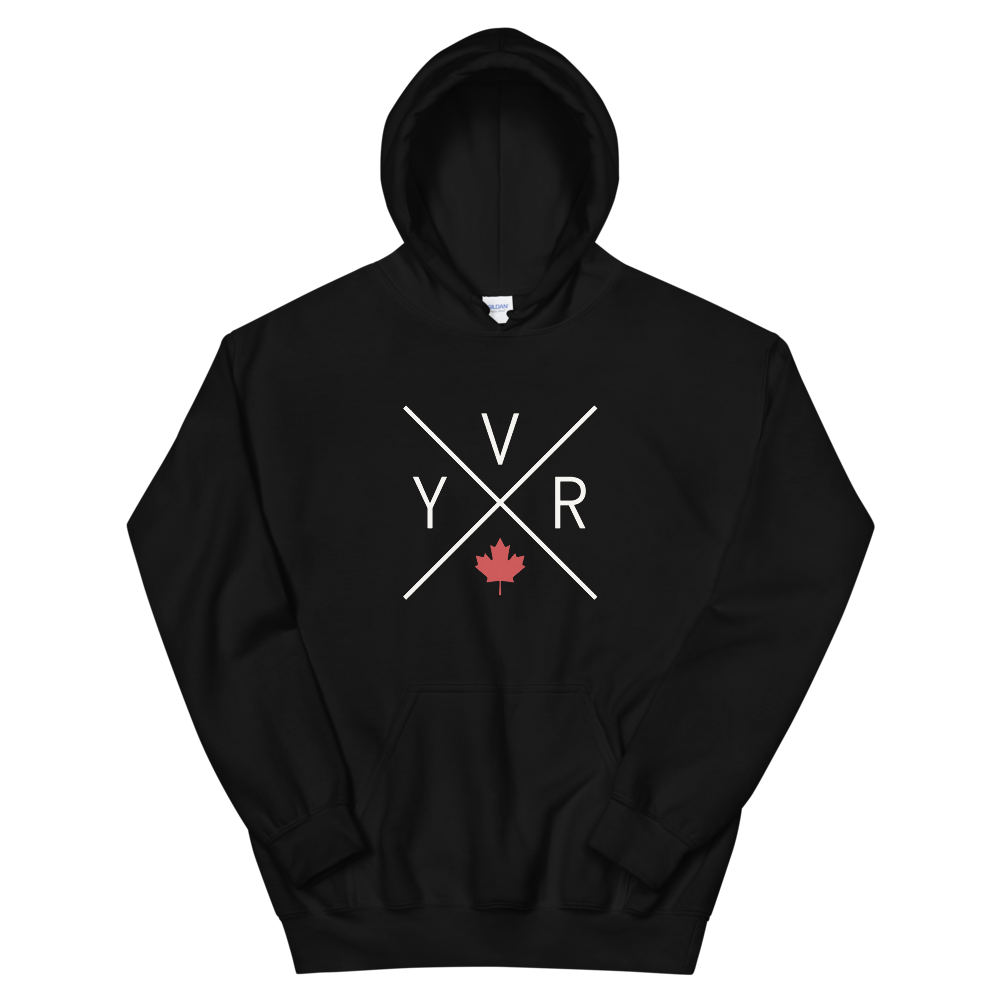 Maple Leaf Unisex Hoodie • YVR Vancouver • YHM Designs - Image 02