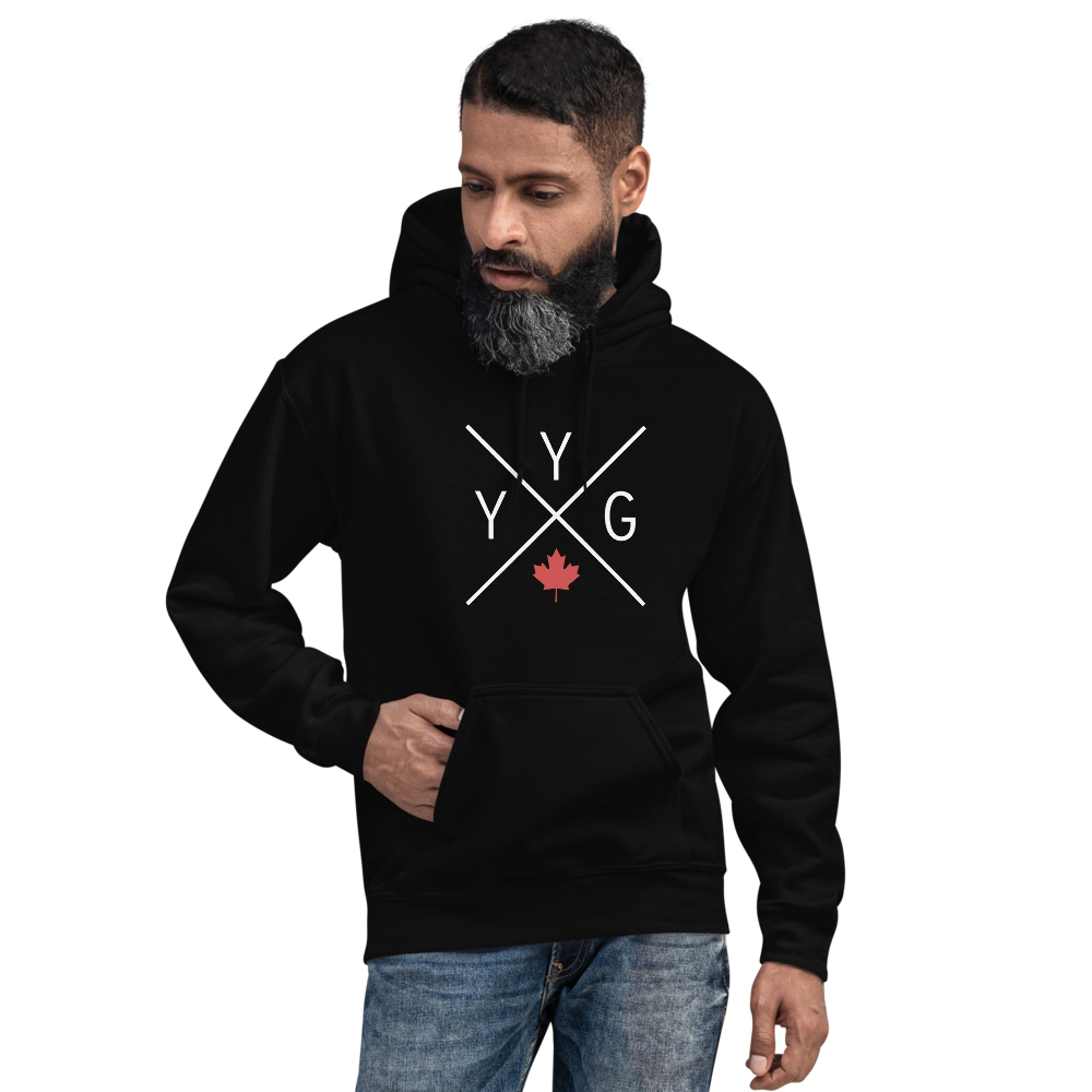 Maple Leaf Unisex Hoodie • YYG Charlottetown • YHM Designs - Image 01