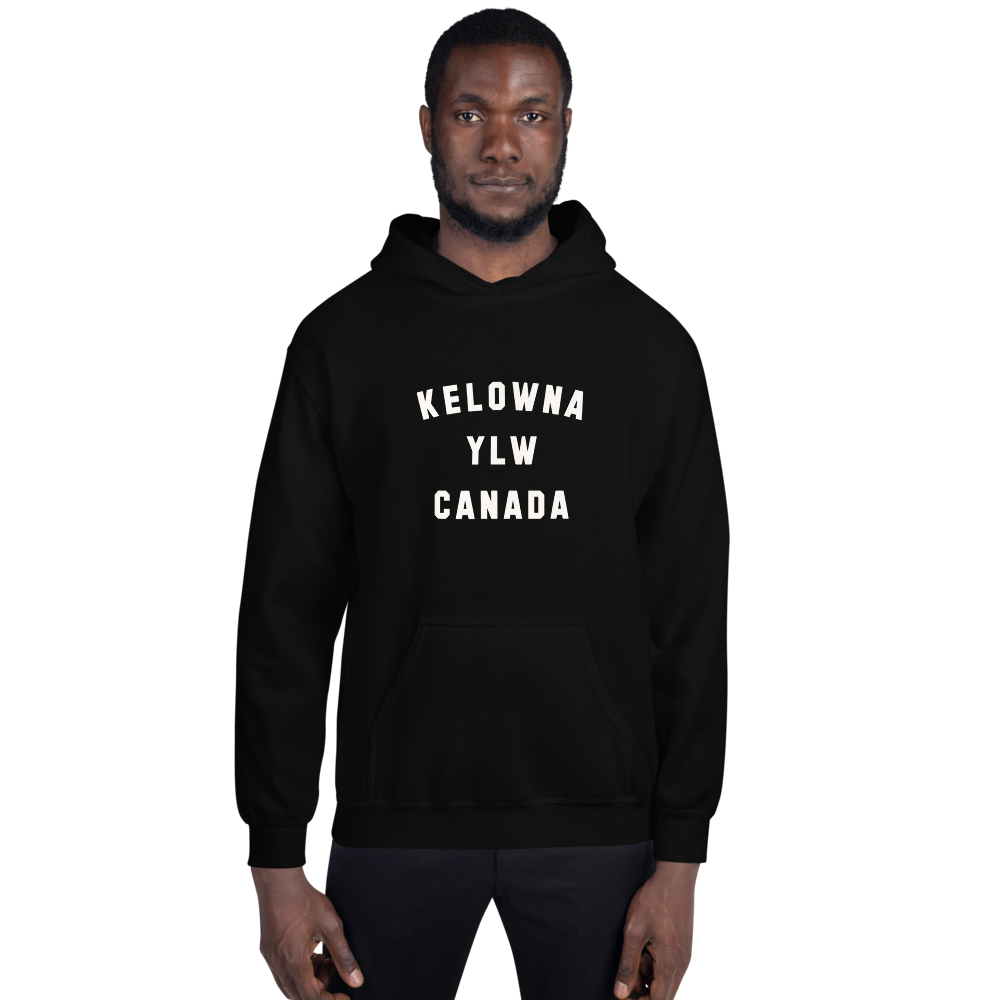 Varsity Hoodie - White • YLW Kelowna • YHM Designs - Image 01