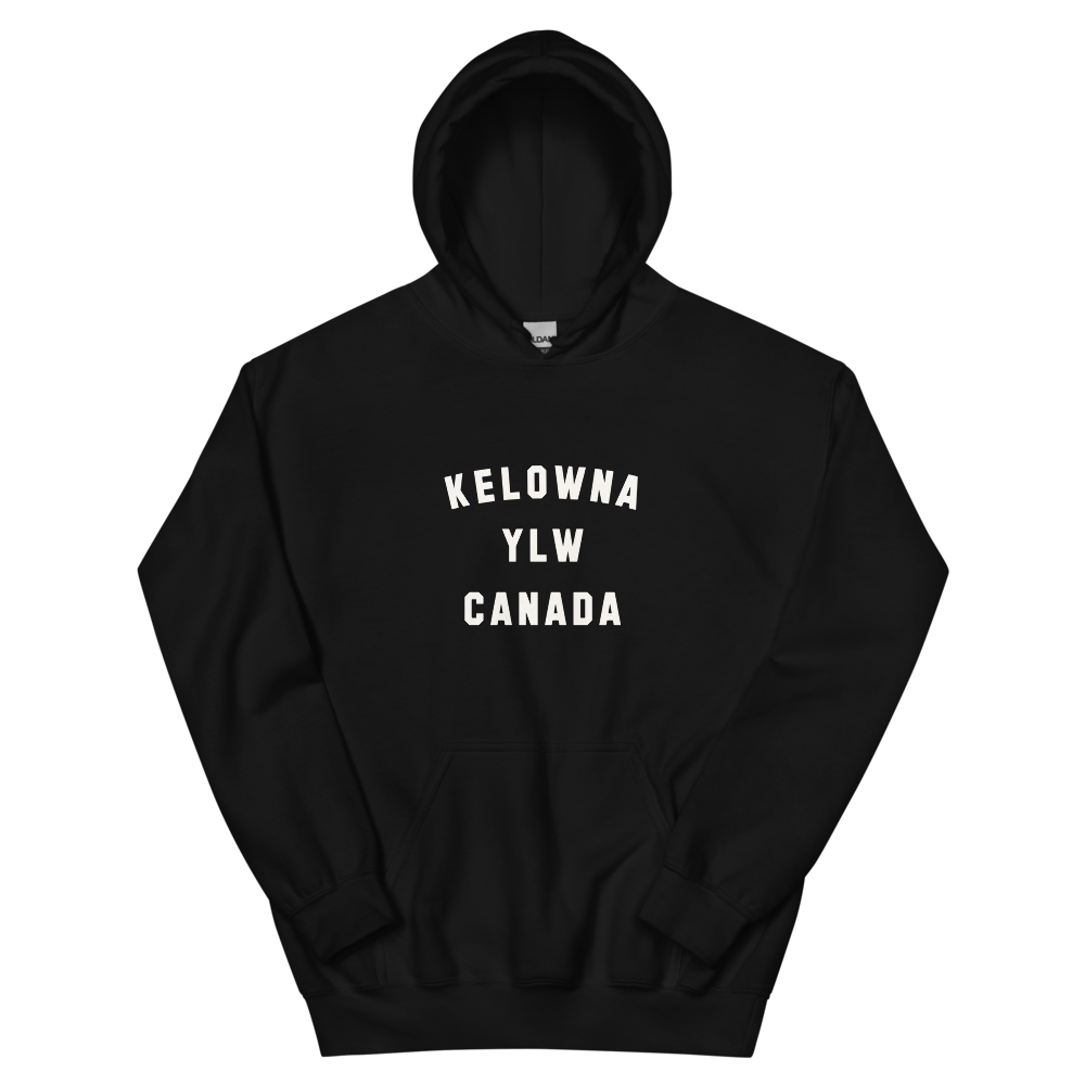 Varsity Hoodie - White • YLW Kelowna • YHM Designs - Image 02