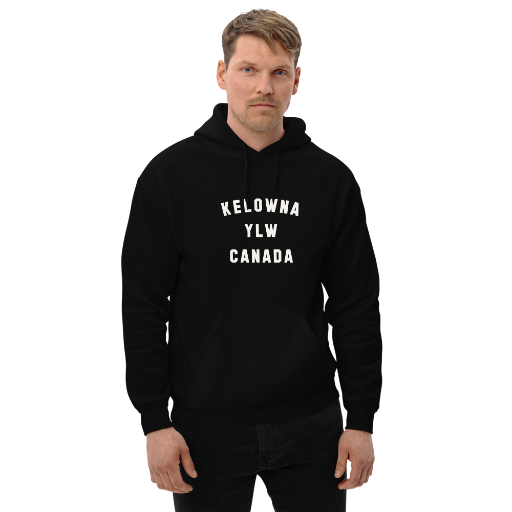 Varsity Hoodie - White • YLW Kelowna • YHM Designs - Image 05