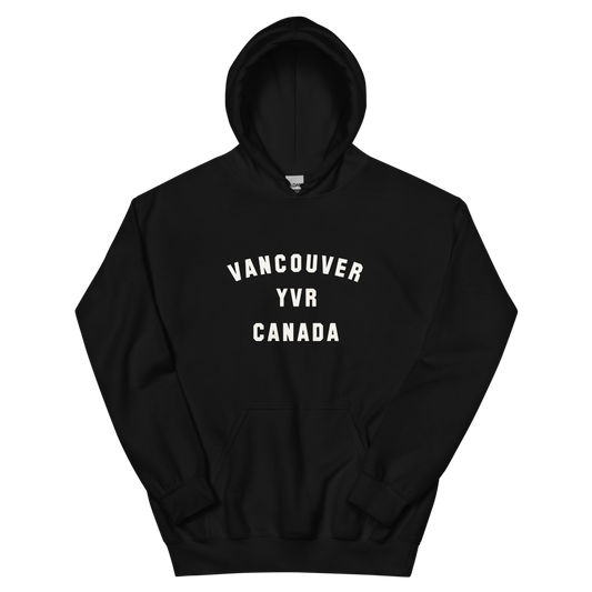 Varsity Hoodie - White • YVR Vancouver • YHM Designs - Image 02