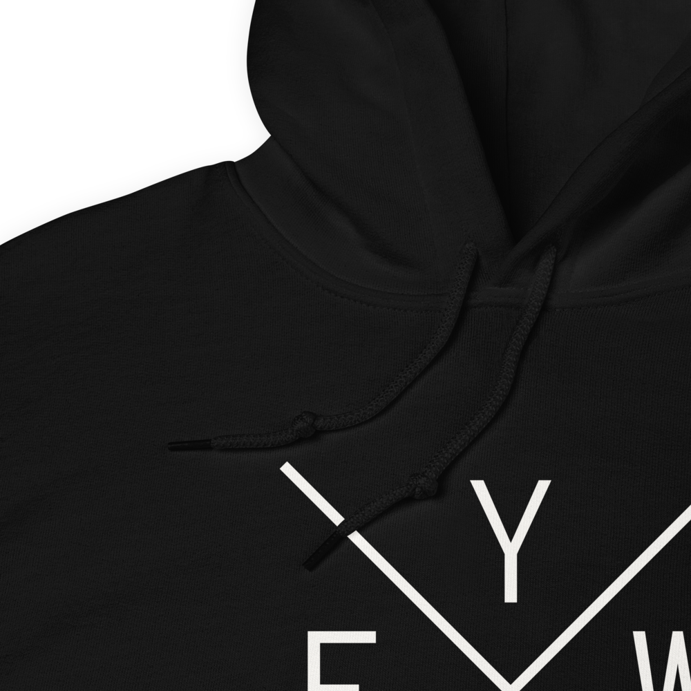 YHM Designs - EYW Key West Airport Code Unisex Hoodie - Crossed-X Design with Vintage Aircraft - Image 06