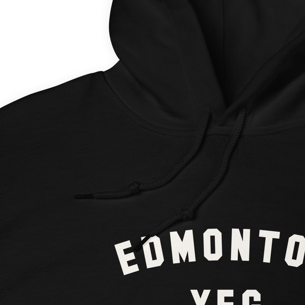 Varsity Hoodie - White • YEG Edmonton • YHM Designs - Image 06