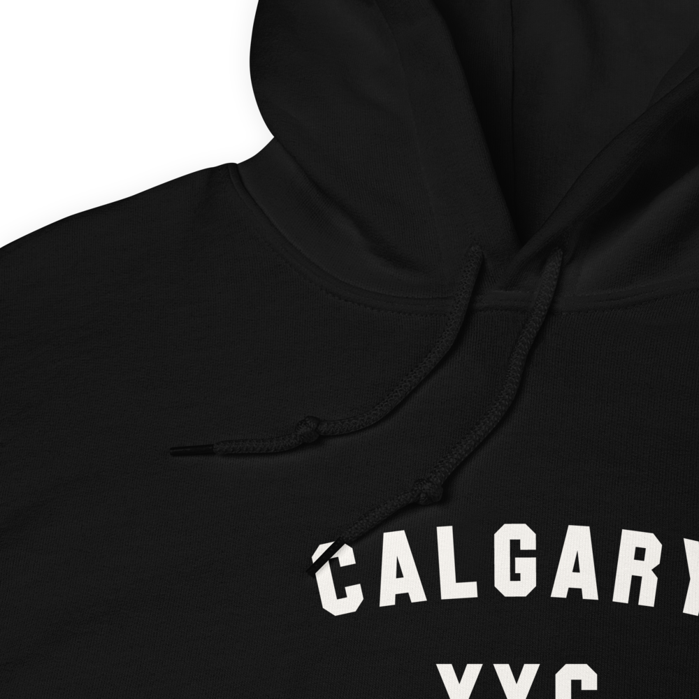 Varsity Hoodie - White • YYC Calgary • YHM Designs - Image 06
