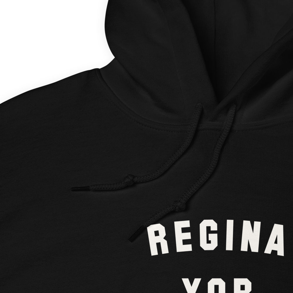 Varsity Hoodie - White • YQR Regina • YHM Designs - Image 06