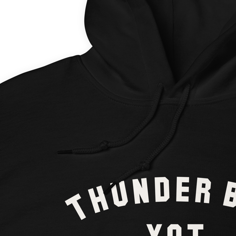 Varsity Hoodie - White • YQT Thunder Bay • YHM Designs - Image 06
