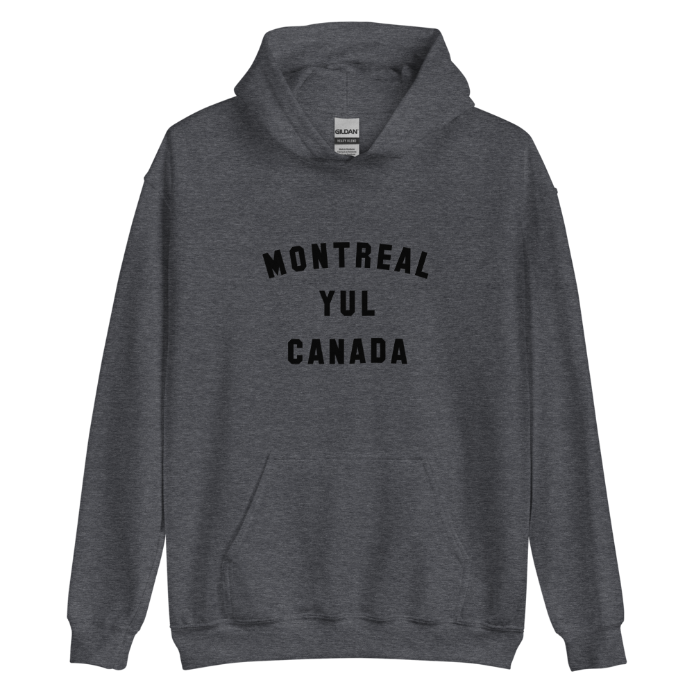 Varsity Hoodie - Black • YUL Montreal • YHM Designs - Image 07