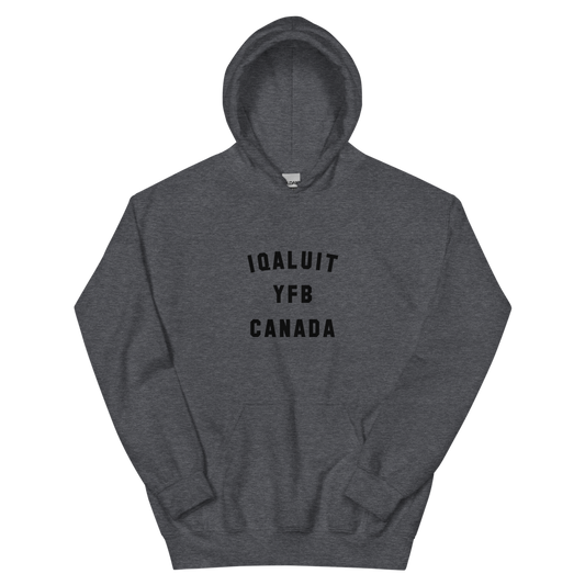 Varsity Hoodie - Black • YFB Iqaluit • YHM Designs - Image 02