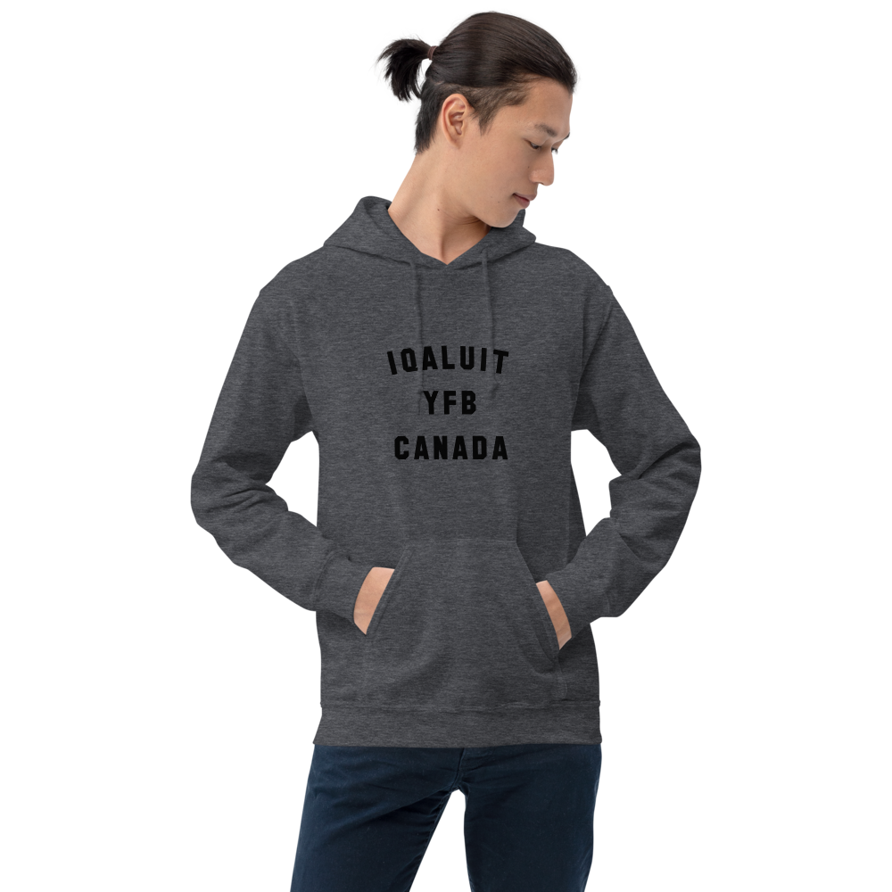 Varsity Hoodie - Black • YFB Iqaluit • YHM Designs - Image 05