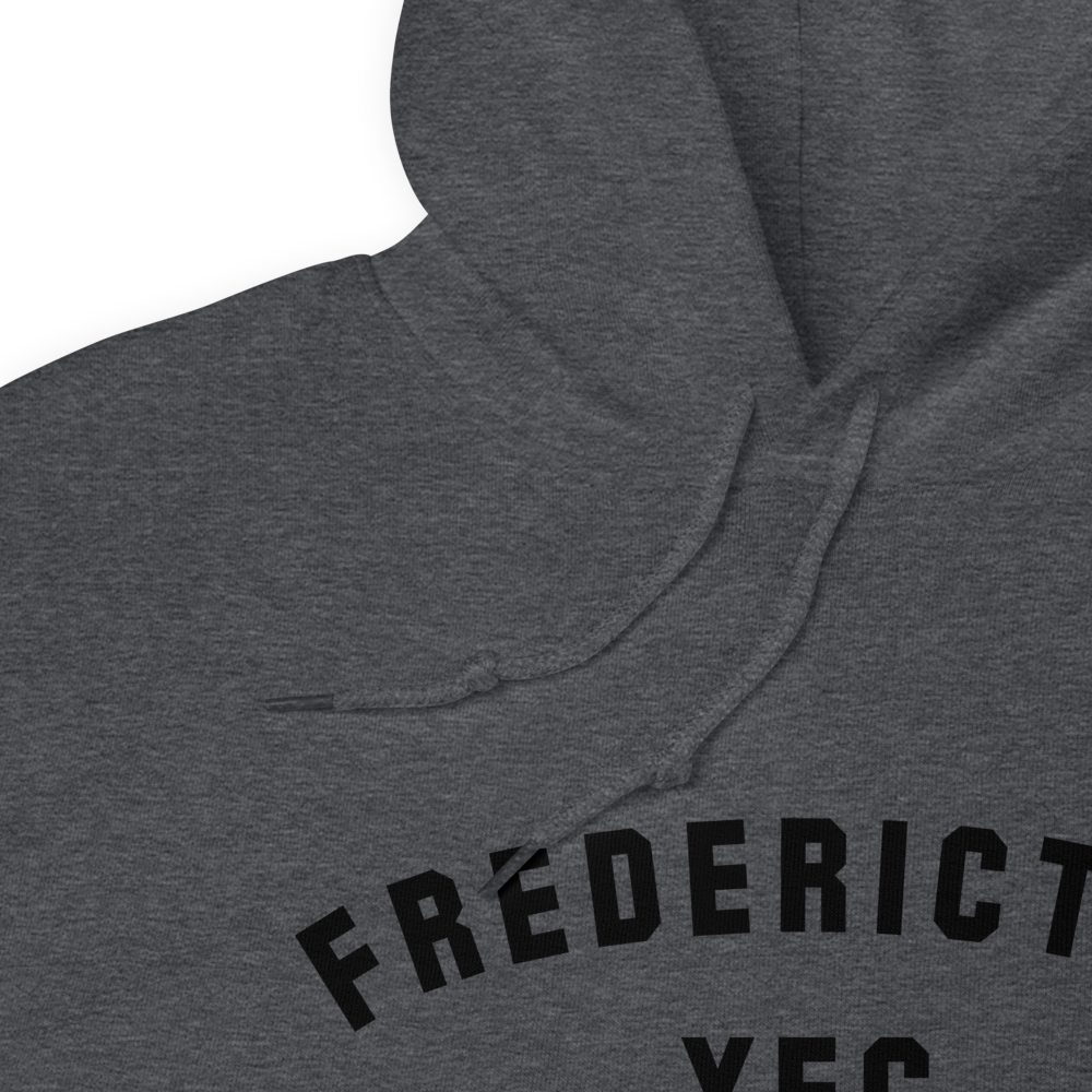 Varsity Hoodie - Black • YFC Fredericton • YHM Designs - Image 08