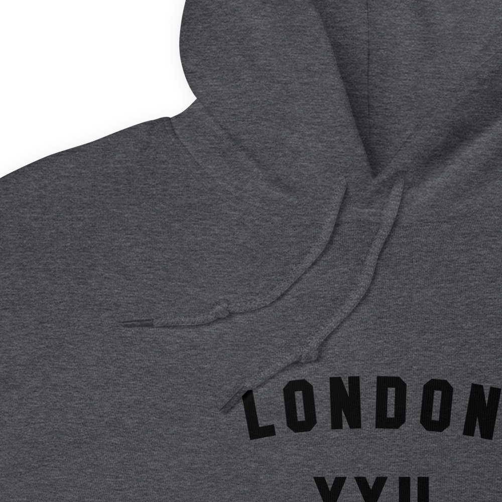 Varsity Hoodie - Black • YXU London • YHM Designs - Image 08