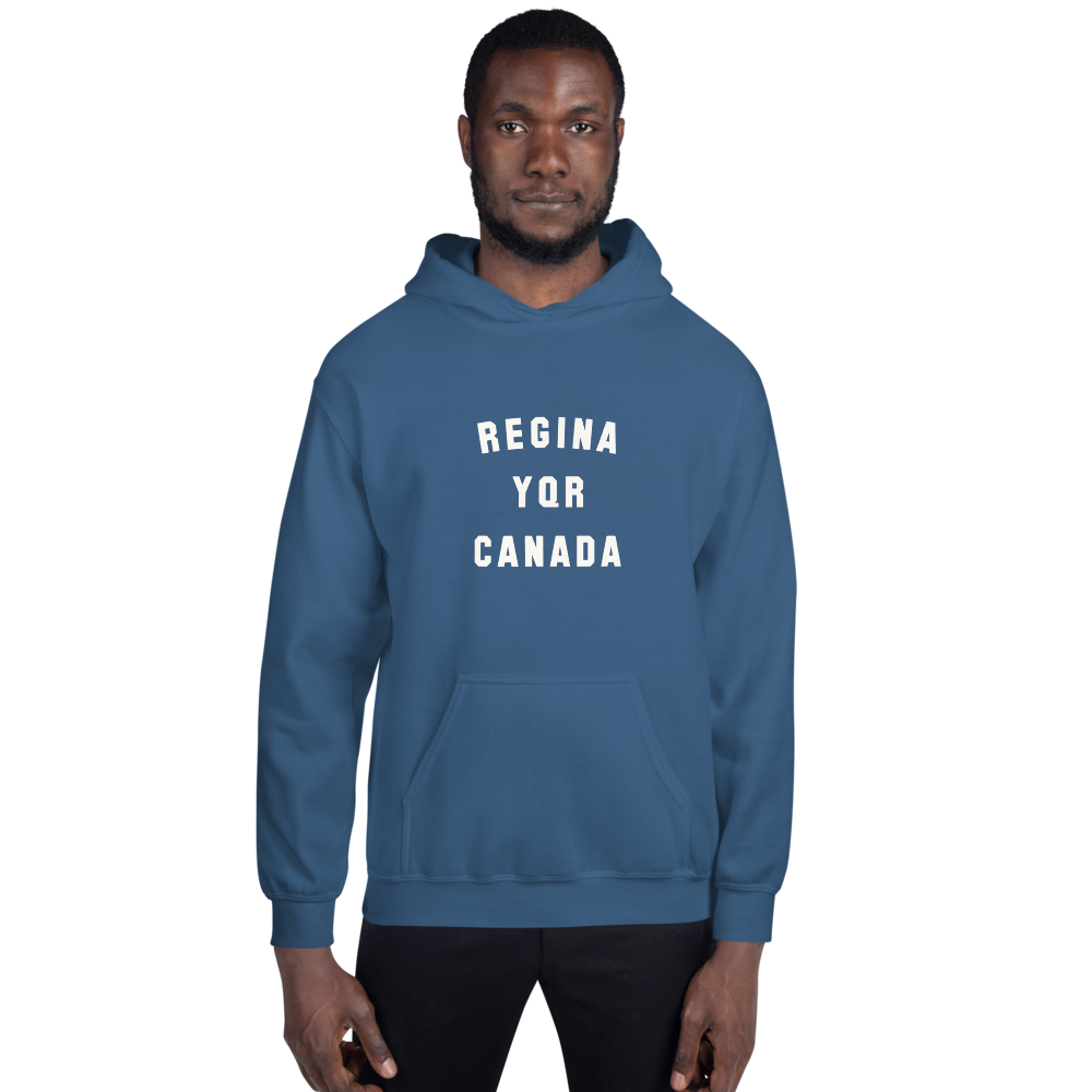 Varsity Hoodie - White • YQR Regina • YHM Designs - Image 08