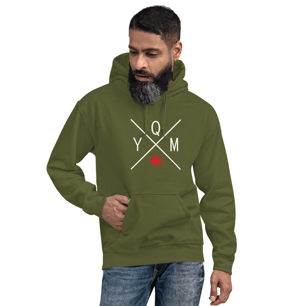 Maple Leaf Unisex Hoodie • YQM Moncton • YHM Designs - Image 09