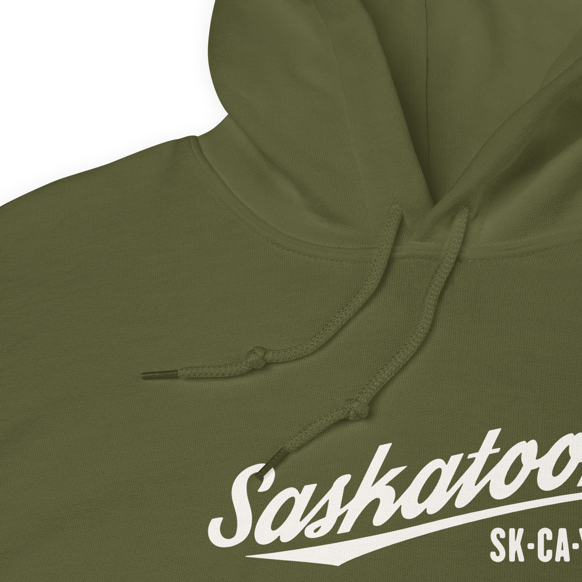 Vintage Script Unisex Hoodie • YXE Saskatoon • YHM Designs - Image 06