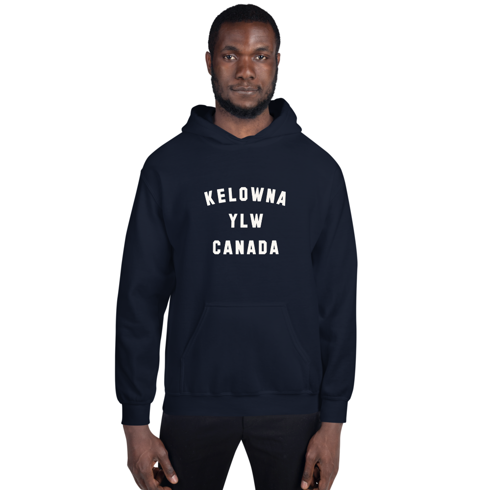 Varsity Hoodie - White • YLW Kelowna • YHM Designs - Image 07