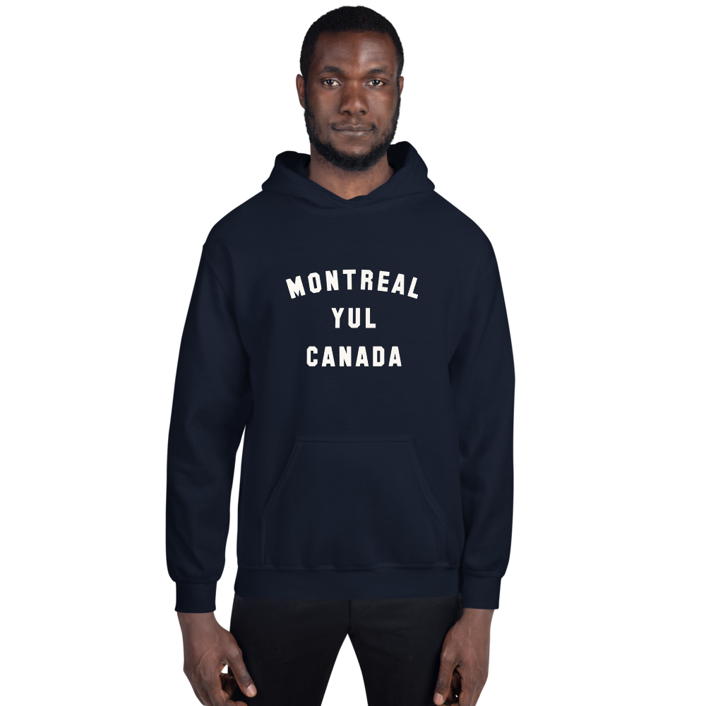 Varsity Hoodie - White • YUL Montreal • YHM Designs - Image 07