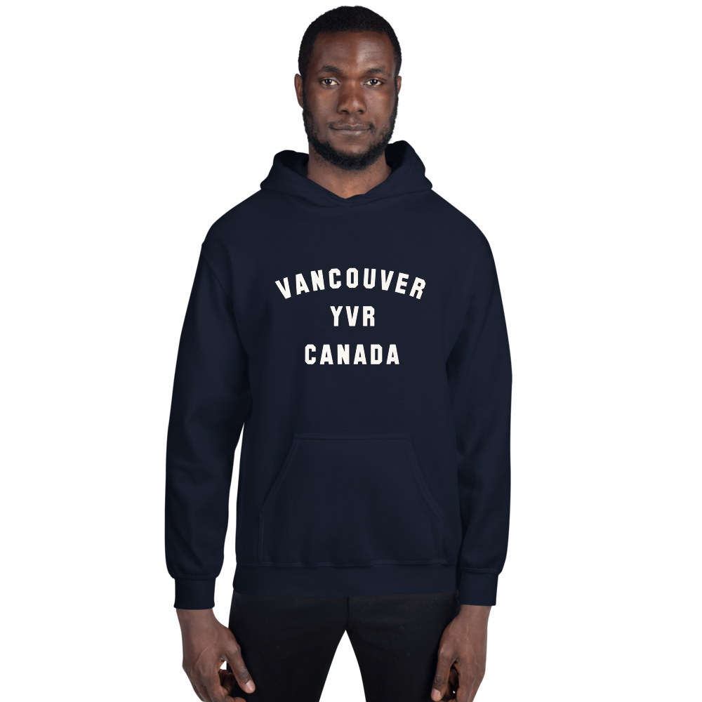 Varsity Hoodie - White • YVR Vancouver • YHM Designs - Image 07