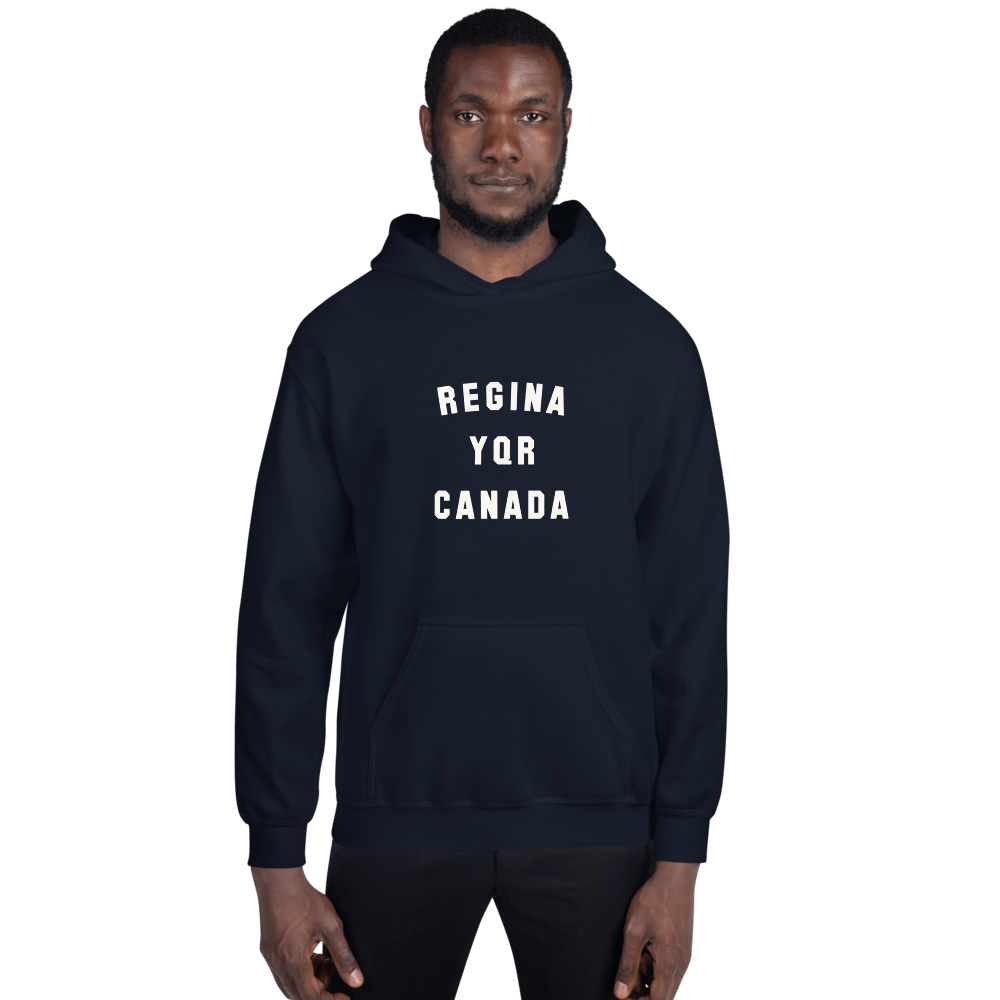 Varsity Hoodie - White • YQR Regina • YHM Designs - Image 07