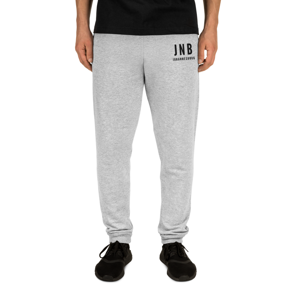 YHM Designs - JNB Johannesburg Joggers, Sweatpants - Embroidered with City Name and Airport Code - Image 05