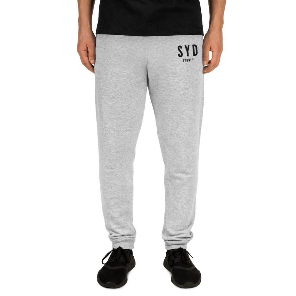 YHM Designs - SYD Sydney Joggers, Sweatpants - Embroidered with City Name and Airport Code - Image 05