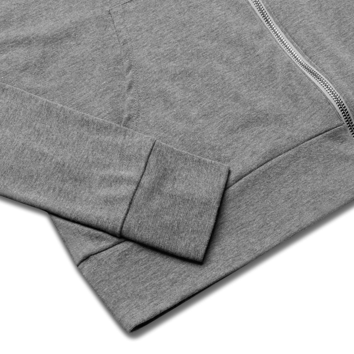 Crossed-X Lightweight Unisex Zip Hoodie • White Embroidery