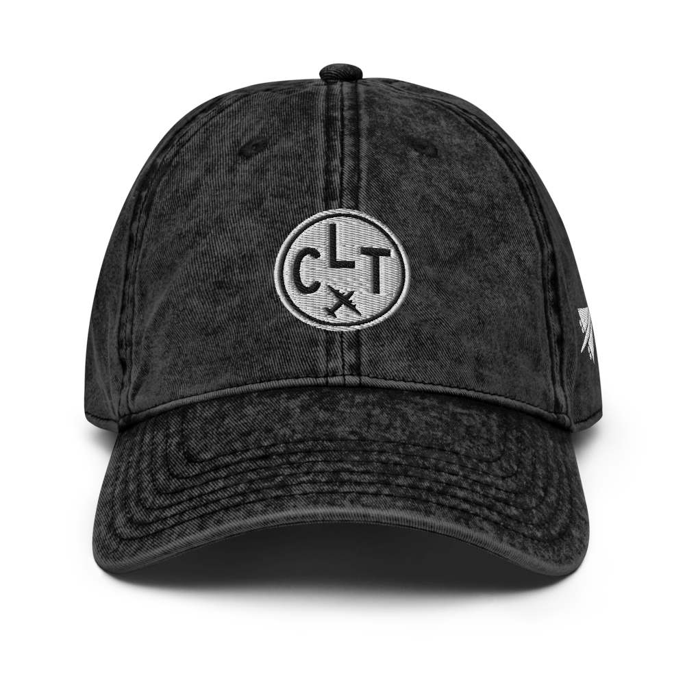 Roundel Design Twill Cap • CLT Charlotte • YHM Designs - Image 05
