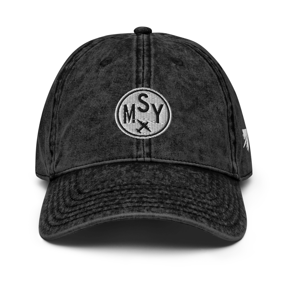 Roundel Design Twill Cap • MSY New Orleans • YHM Designs - Image 05