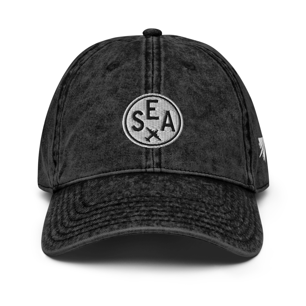 Roundel Design Twill Cap • SEA Seattle • YHM Designs - Image 05