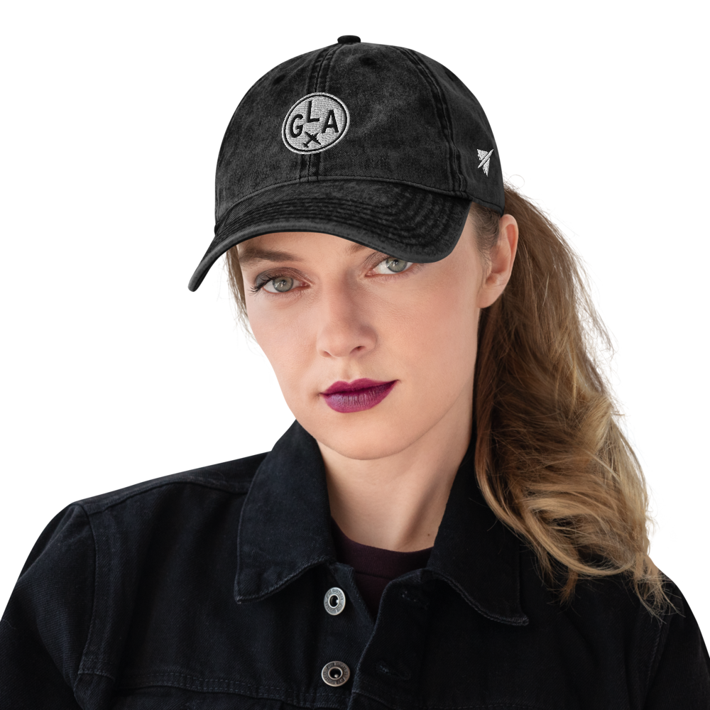 Roundel Design Twill Cap • GLA Glasgow • YHM Designs - Image 02