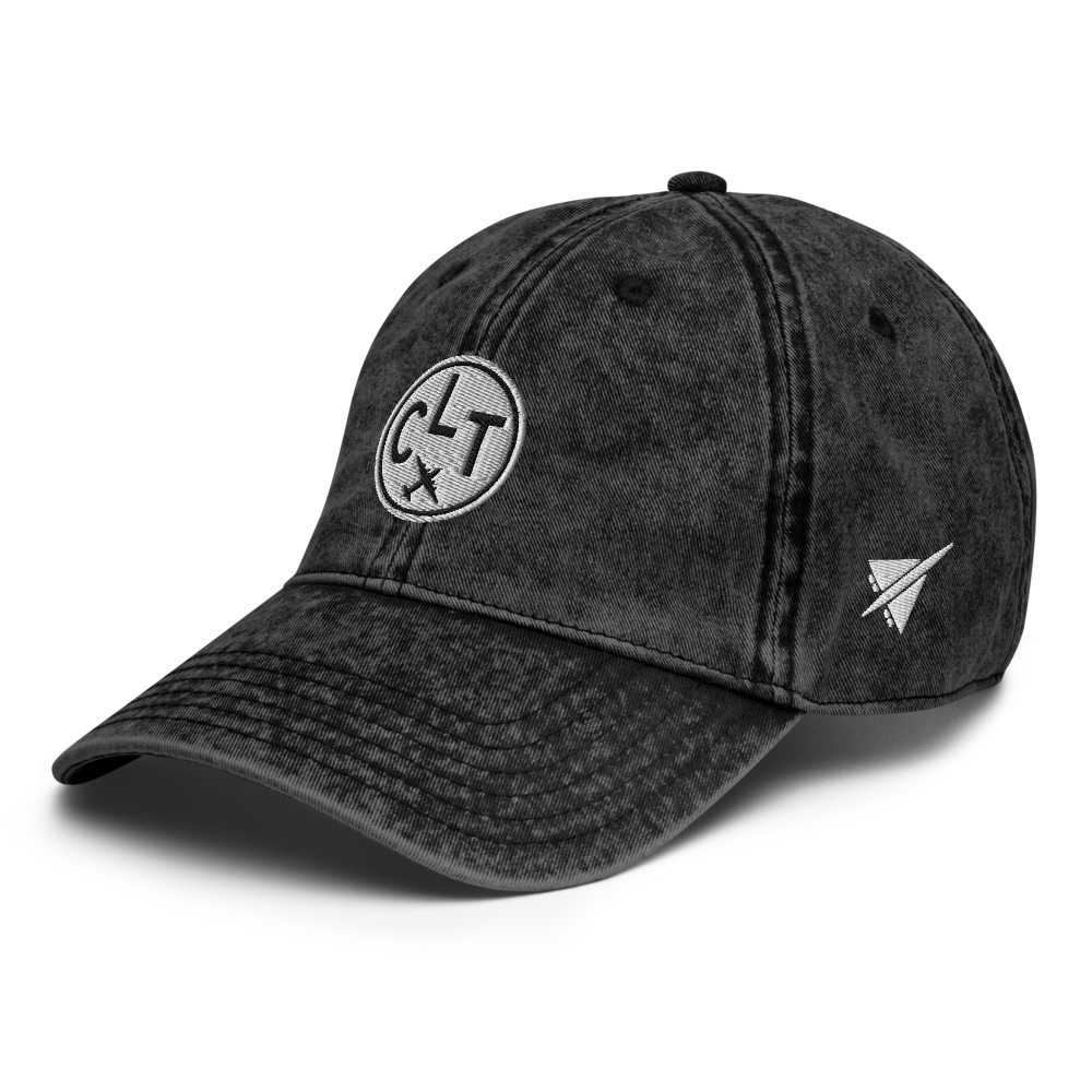Roundel Design Twill Cap • CLT Charlotte • YHM Designs - Image 01