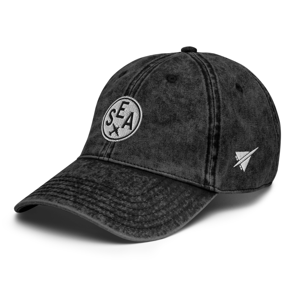 Roundel Design Twill Cap • SEA Seattle • YHM Designs - Image 01