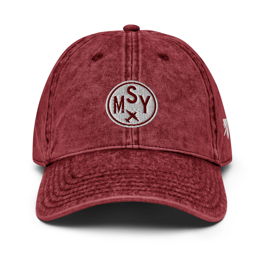 Roundel Design Twill Cap • MSY New Orleans • YHM Designs - Image 07