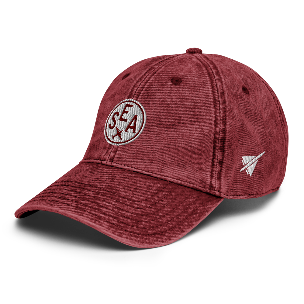 Roundel Design Twill Cap • SEA Seattle • YHM Designs - Image 08