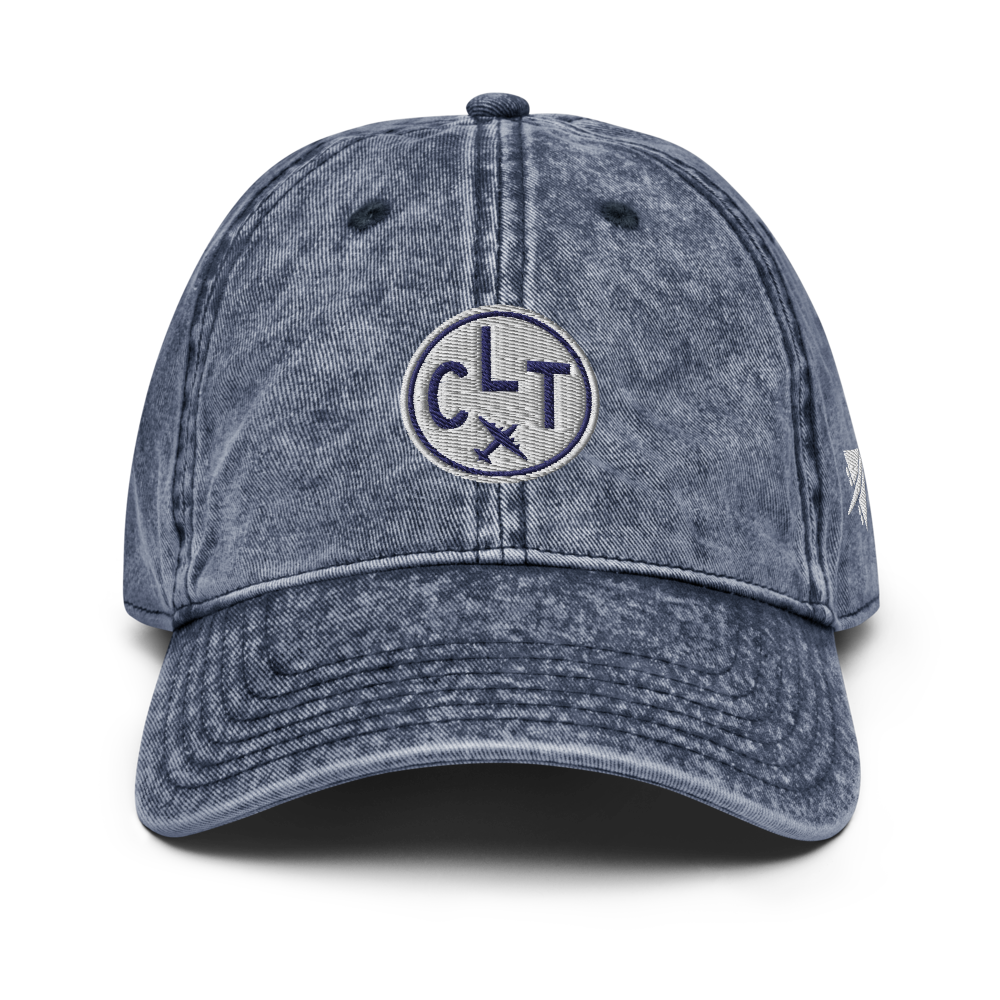 Roundel Design Twill Cap • CLT Charlotte • YHM Designs - Image 10