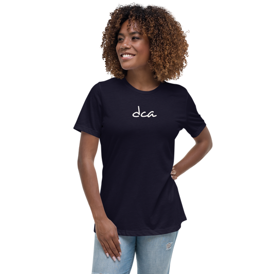 Women's Relaxed T-Shirt • DCA Washington • YHM Designs - Image 02