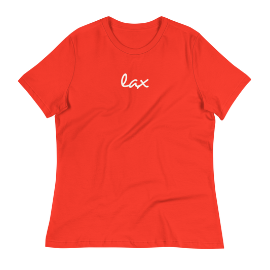 Women's Relaxed T-Shirt • LAX Los Angeles • YHM Designs - Image 02