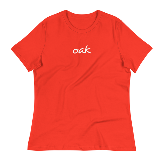Women's Relaxed T-Shirt • OAK Oakland • YHM Designs - Image 02