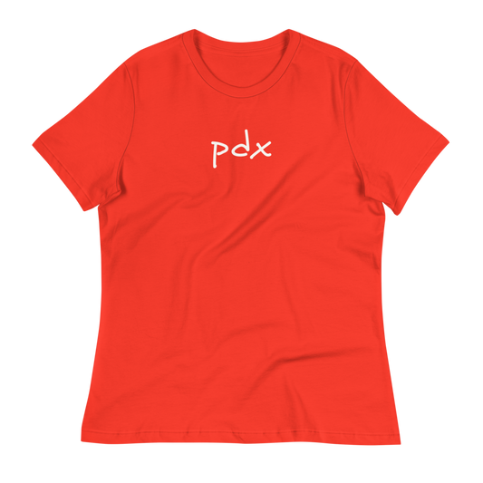 Women's Relaxed T-Shirt • PDX Portland • YHM Designs - Image 02
