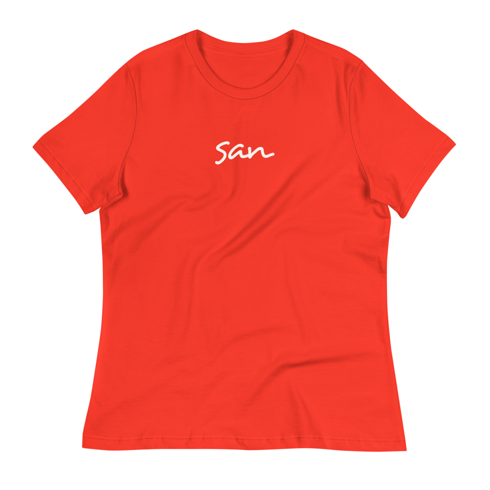 Women's Relaxed T-Shirt • SAN San Diego • YHM Designs - Image 02