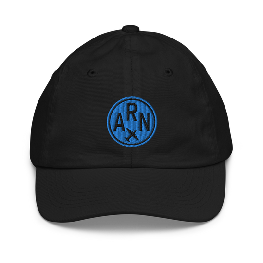 Roundel Kid's Baseball Cap - Aqua • ARN Stockholm • YHM Designs - Image 01