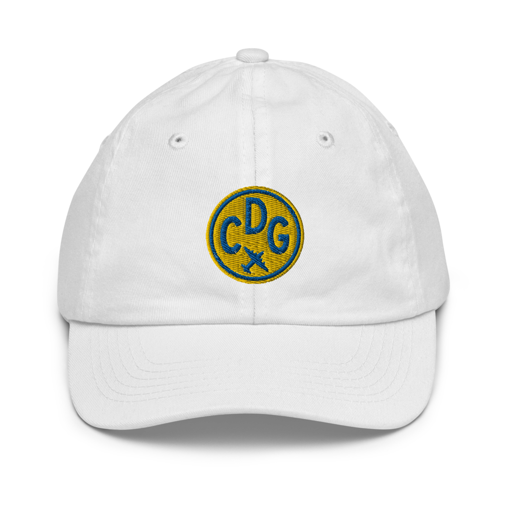 Roundel Kid's Baseball Cap - Gold • CDG Paris • YHM Designs - Image 06