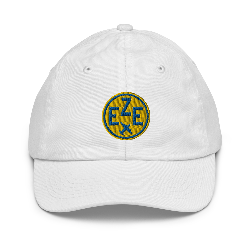 Roundel Kid's Baseball Cap - Gold • EZE Buenos Aires • YHM Designs - Image 06